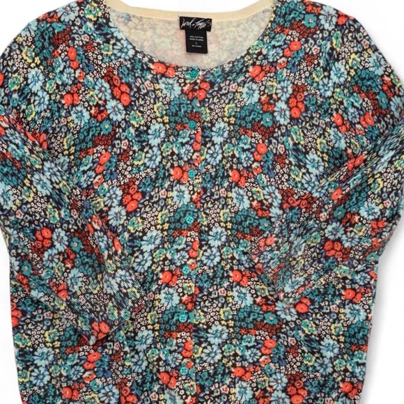 Lord & Taylor 100% Cotton Ditsy Floral Cardigan L
3/4 Sleeve Cottagecore - Picture 1 of 7